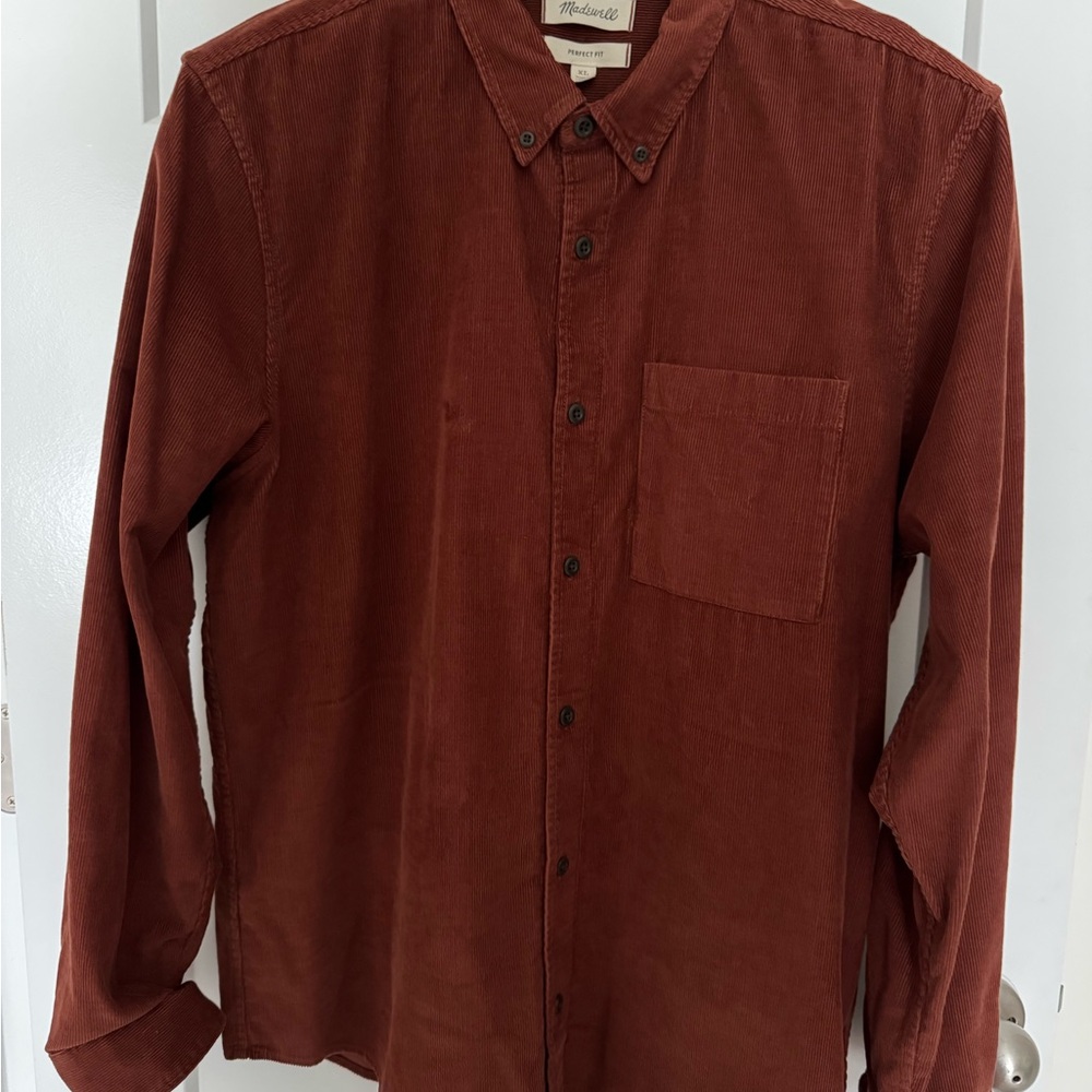 Madewell Men's Brick Corduroy Shirt